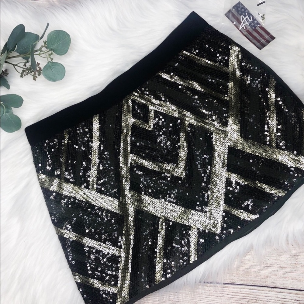 Authentic Icon Sequin Mini Skirt